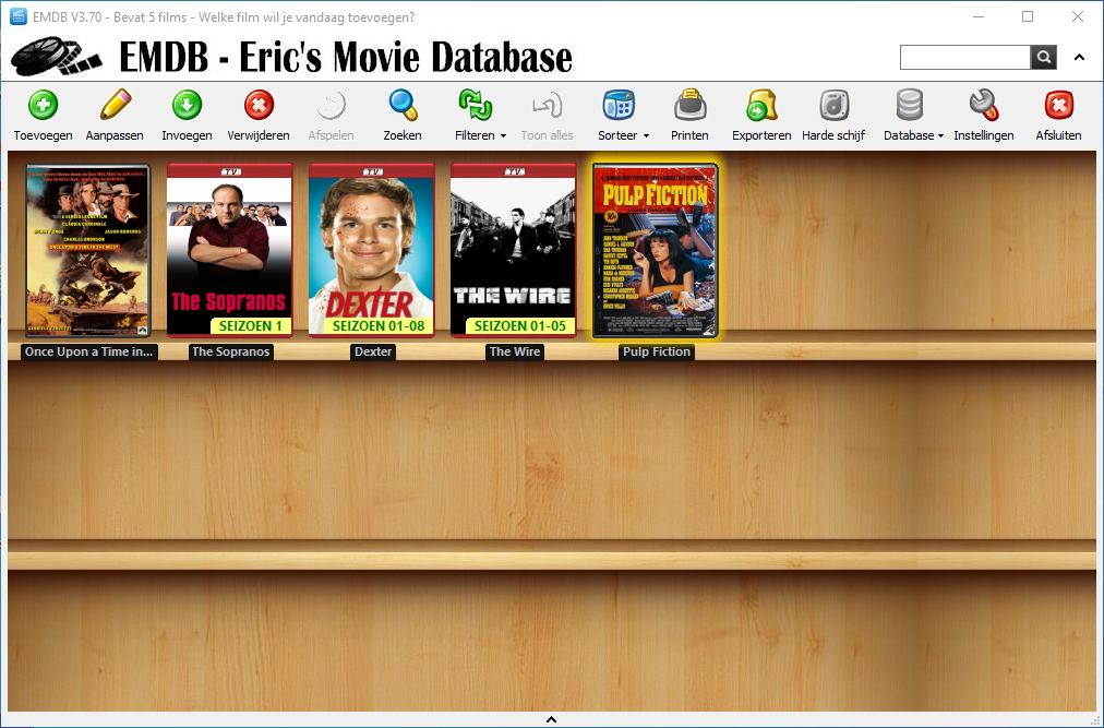 EMDB - Eric's Movie DataBase | GratisSoftware.nl Downloads