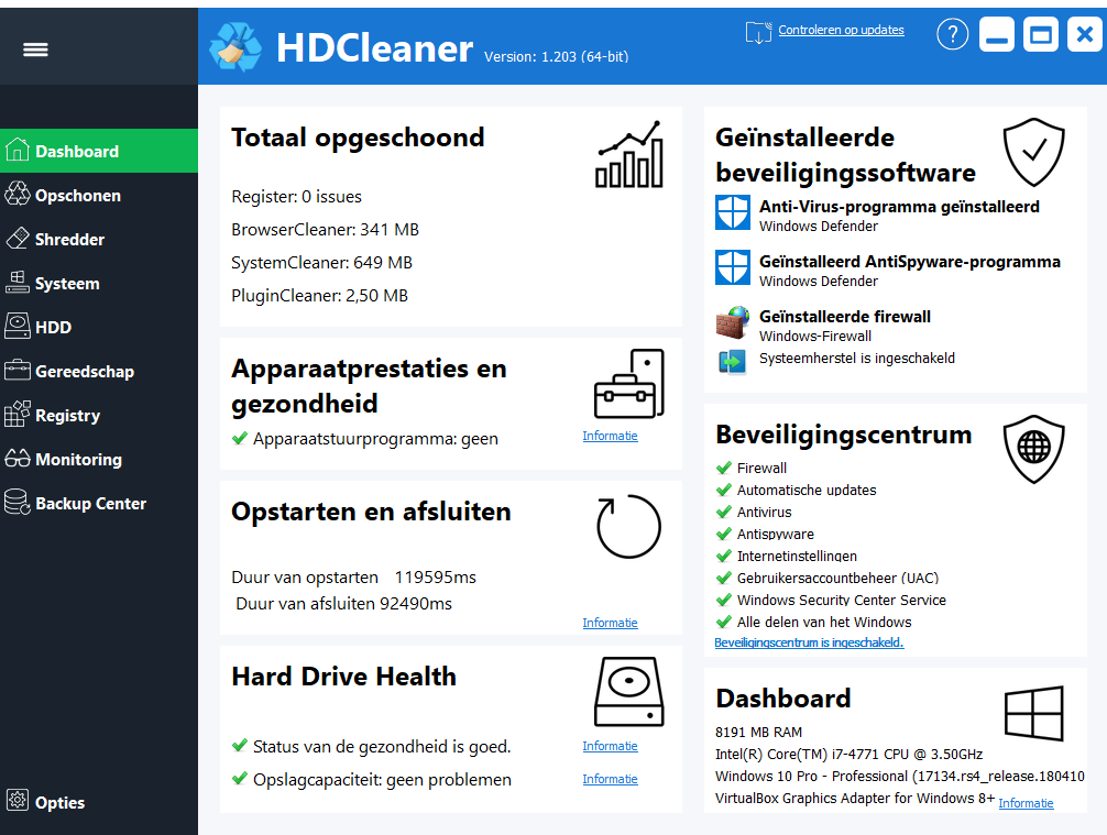 HDCleaner 2.051 download the new for android