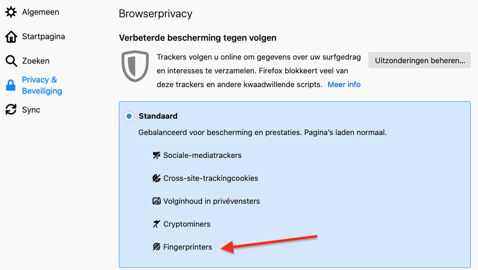 Browser plug fingerprint privacy firewall настройка