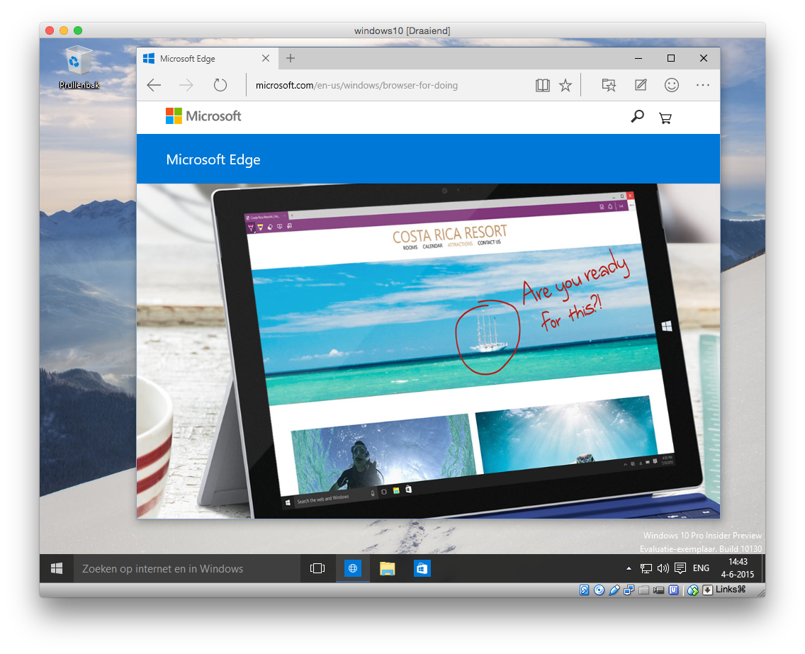 В какой windows появился edge