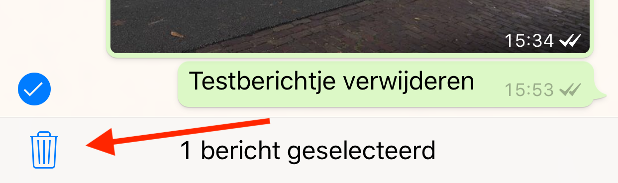 Whatsapp berichten verwijderen voor iedereen na 7 minuten